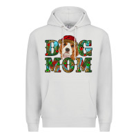Dove Grey Christmas dog mom beagle Premium Hoodie - RanaPortraitStore