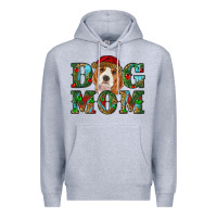 Heather Grey Christmas dog mom beagle Premium Hoodie - RanaPortraitStore