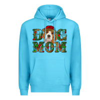 Ocean Blue Christmas dog mom beagle Premium Hoodie - RanaPortraitStore