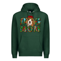 Sports Green Christmas dog mom beagle Premium Hoodie - RanaPortraitStore
