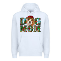 White Christmas dog mom beagle Premium Hoodie - RanaPortraitStore