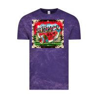Cloud Purple summer vibes Vintage Tee - CowhideDigitalArt