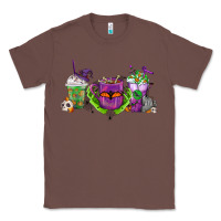 Chestnut Halloween Coffee Cups Classic Tee - FaDigitalArtStudio