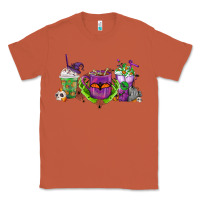 Copper Halloween Coffee Cups Classic Tee - FaDigitalArtStudio