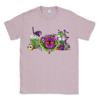 Lilac Halloween Coffee Cups Classic Tee - FaDigitalArtStudio