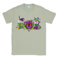 Matcha Halloween Coffee Cups Classic Tee - FaDigitalArtStudio