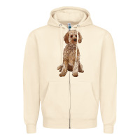 Sandshell cockapoo Zipper Hoodie - RanaPortraitStore