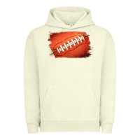 Pigment Pistachio Football Brushstroke Urban Hoodie - RanaPortraitStore