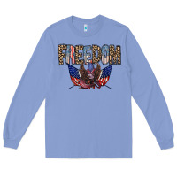 Colony Blue freedom Long Sleeve Tee - RacoonDesign