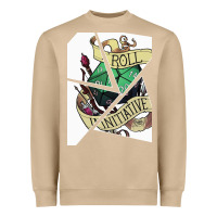 Mushroom ROLL INITIATIVE Heavyweight Sweatshirt - Bettercallsaul