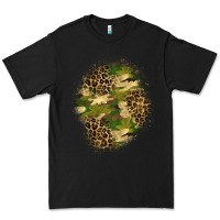 Black camouflage and leopard patch  4 Premium Tee - BundleAndBundleShop