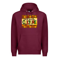 Burgundy do it for the culture mousepad Premium Hoodie - BarkalooDesign