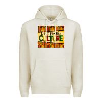 Oatmeal Heather do it for the culture mousepad Premium Hoodie - BarkalooDesign
