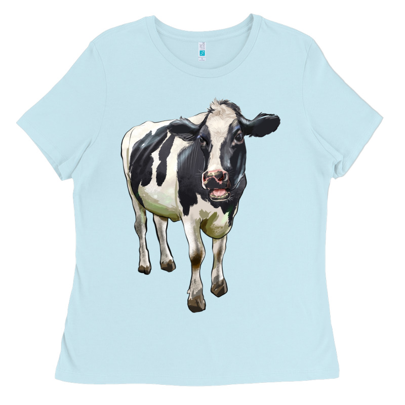 Holstein Bull Ladies Tee by LillyAllenDesigns | Teevron