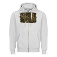 Dove Grey Camouflage Background Zipper Hoodie - Jasminsmagicworld