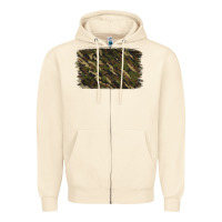 Sandshell Camouflage Background Zipper Hoodie - Jasminsmagicworld