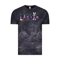 Cloud Black Happy Easter Y'all Vintage Tee - CowhideDigitalArt