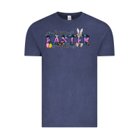 Vintage Denim Happy Easter Y'all Vintage Tee - CowhideDigitalArt