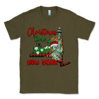 Army Green christmas time in new york Classic Tee - BarkalooDesign