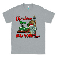 Heather Grey christmas time in new york Classic Tee - BarkalooDesign