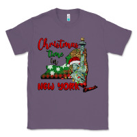 Lavender christmas time in new york Classic Tee - BarkalooDesign