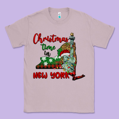 Christmas Time In New York Classic Tee Designed By Barkaloodesign
