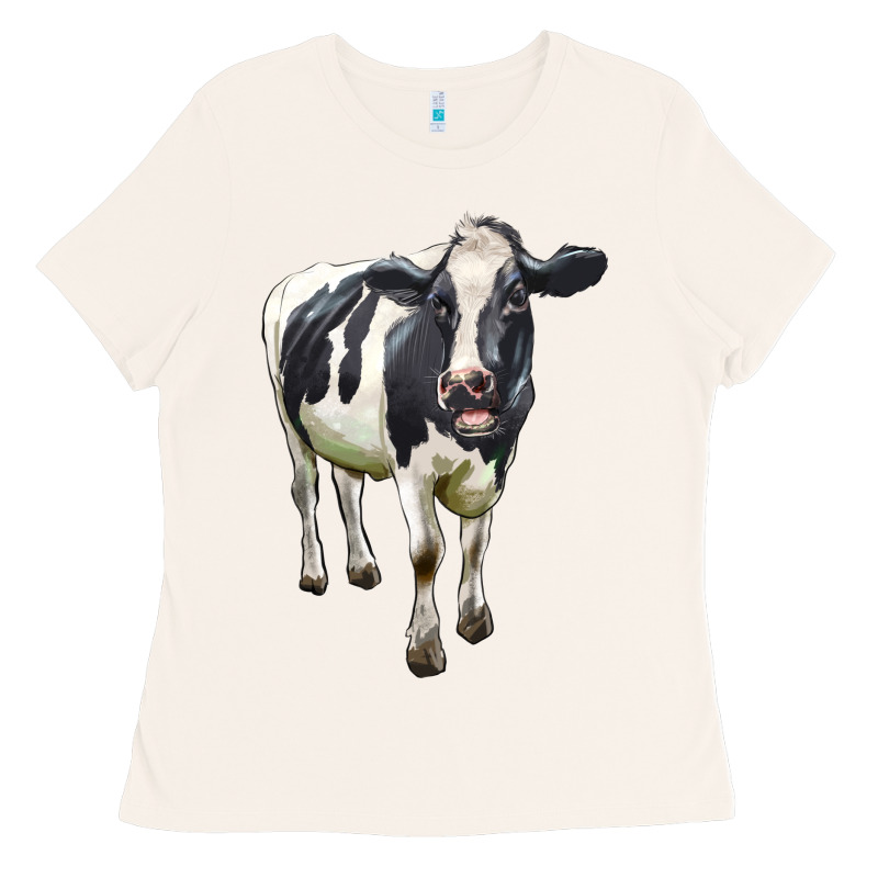 Holstein Bull Ladies Tee by LillyAllenDesigns | Teevron