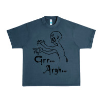 Midnight Navy grr argh Urban Heavy Tee - baoMotion