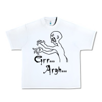 White grr argh Urban Heavy Tee - baoMotion