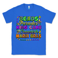 True Royal Beads parades king cake crawfish Mardi Gras Classic Tee - FaDigitalArtStudio