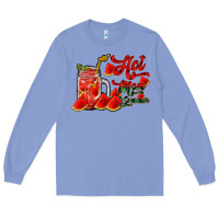 Colony Blue hot mom summer watermelon Long Sleeve Tee - RacoonDesign