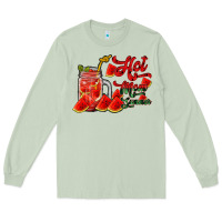 Matcha hot mom summer watermelon Long Sleeve Tee - RacoonDesign