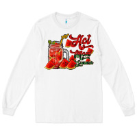 White hot mom summer watermelon Long Sleeve Tee - RacoonDesign
