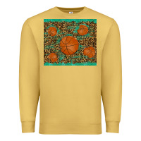 Antique Gold basketball tumbler Premium Sweatshirt - RanaPortraitStore
