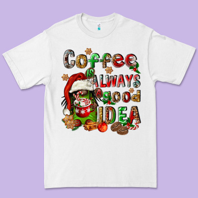 Coffee Is Always A Good Idea Premium Tee Designed By Fadigitalartstudio