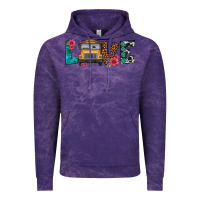 Cloud Purple love school bus Vintage Hoodie - Artiststas