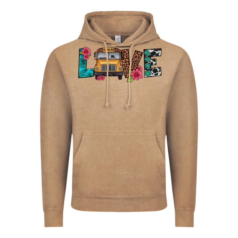 Love School Bus Vintage Hoodie by Artiststas | Teevron