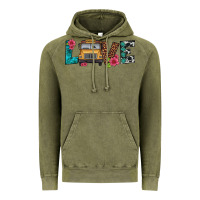 Vintage Olive love school bus Vintage Hoodie - Artiststas