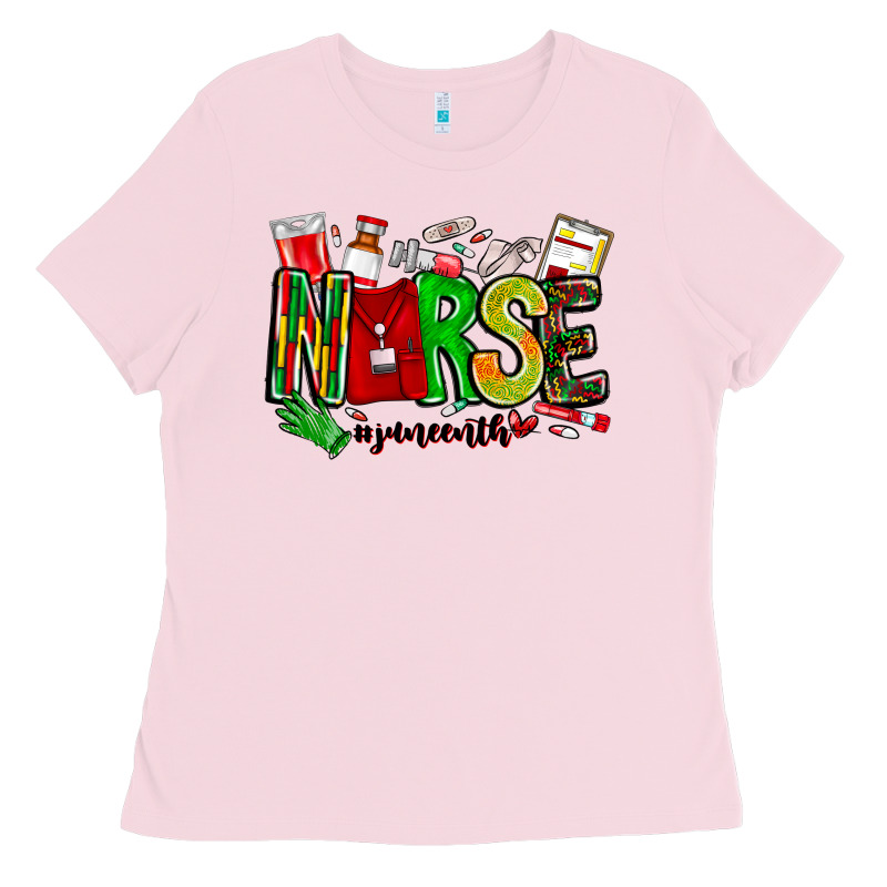 Nurse Juneenth Ladies Tee by CowhideDigitalArt | Teevron
