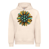 Sandshell Gemstone Sunflower Urban Hoodie - RanaPortraitStore
