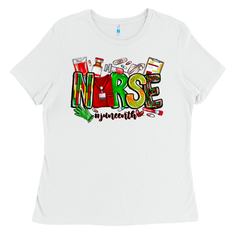 Nurse Juneenth Ladies Tee by CowhideDigitalArt | Teevron