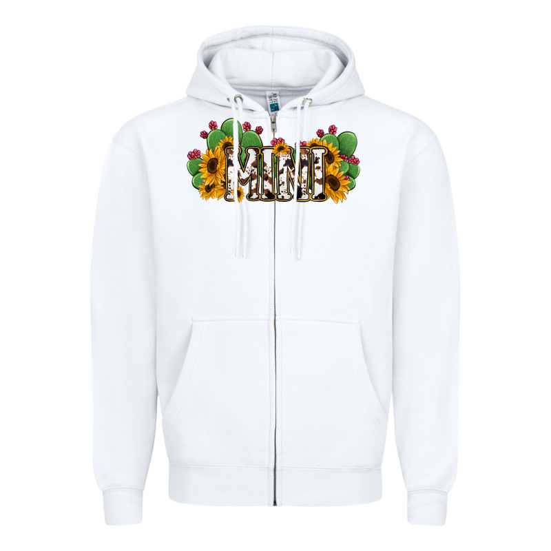 Cactus Cowhide Sunflower Mama And Mini Set Zipper Hoodie by Jasminsmagicworld | Teevron