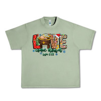 Oil Green Love ComeDown Luke 2.11-2 2 Urban Heavy Tee - CowhideDigitalArt
