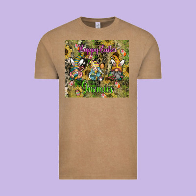 Easter Gnome Celebration Vintage Tee Designed By Cowhidedigitalart