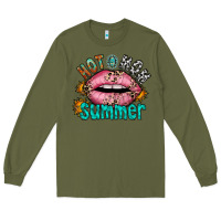 Army Green hot mom summer Long Sleeve Tee - RacoonDesign