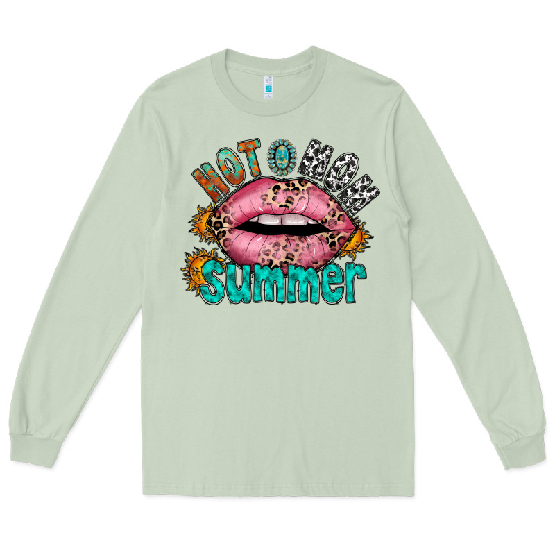Hot Mom Summer Long Sleeve Tee by RacoonDesign | Teevron