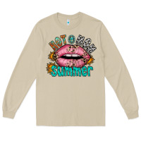 Mushroom hot mom summer Long Sleeve Tee - RacoonDesign