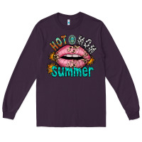 Plum hot mom summer Long Sleeve Tee - RacoonDesign