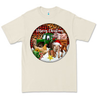 Bone Merry Christmas Farm Animals Premium Tee - FaDigitalArtStudio