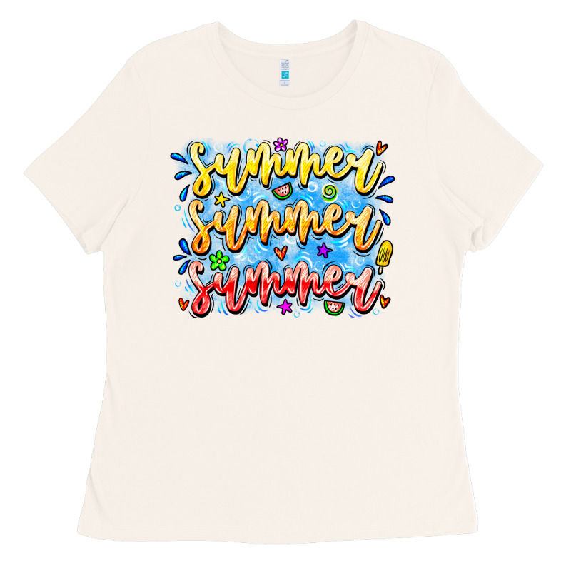 Summer Summer Summer Ladies Tee by CowhideDigitalArt | Teevron